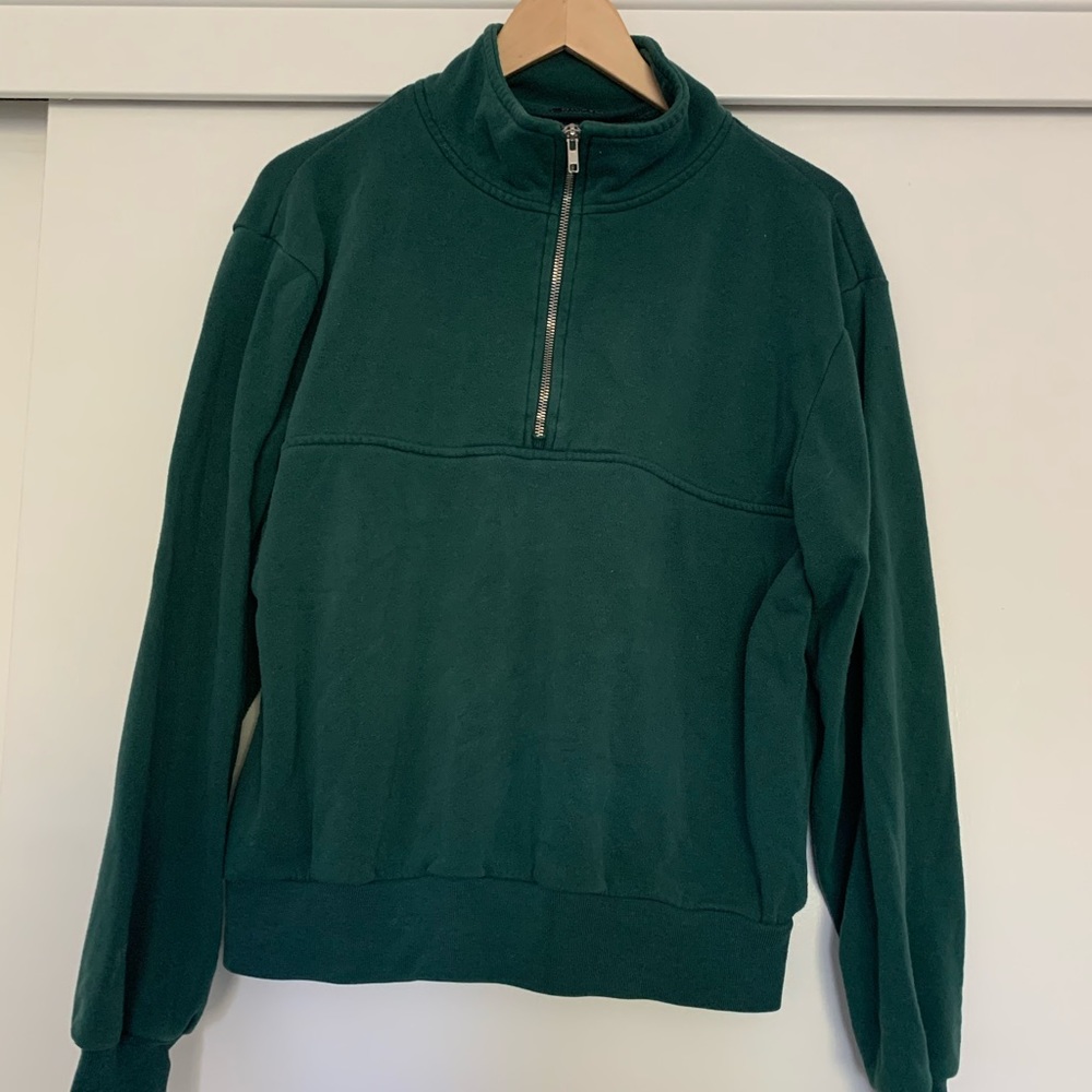 Brandy Green Quarter Zip Up